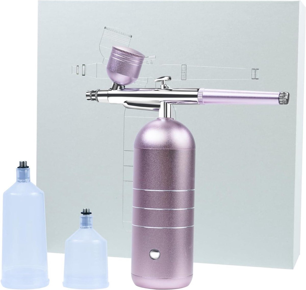Airbrush Set voor Make-up, Wenkbrauwen & Nagels – Professional Results