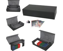 Pokemon afdekbox speelmat en woestijn bewaar box met 550+ trays divider opbergdoos