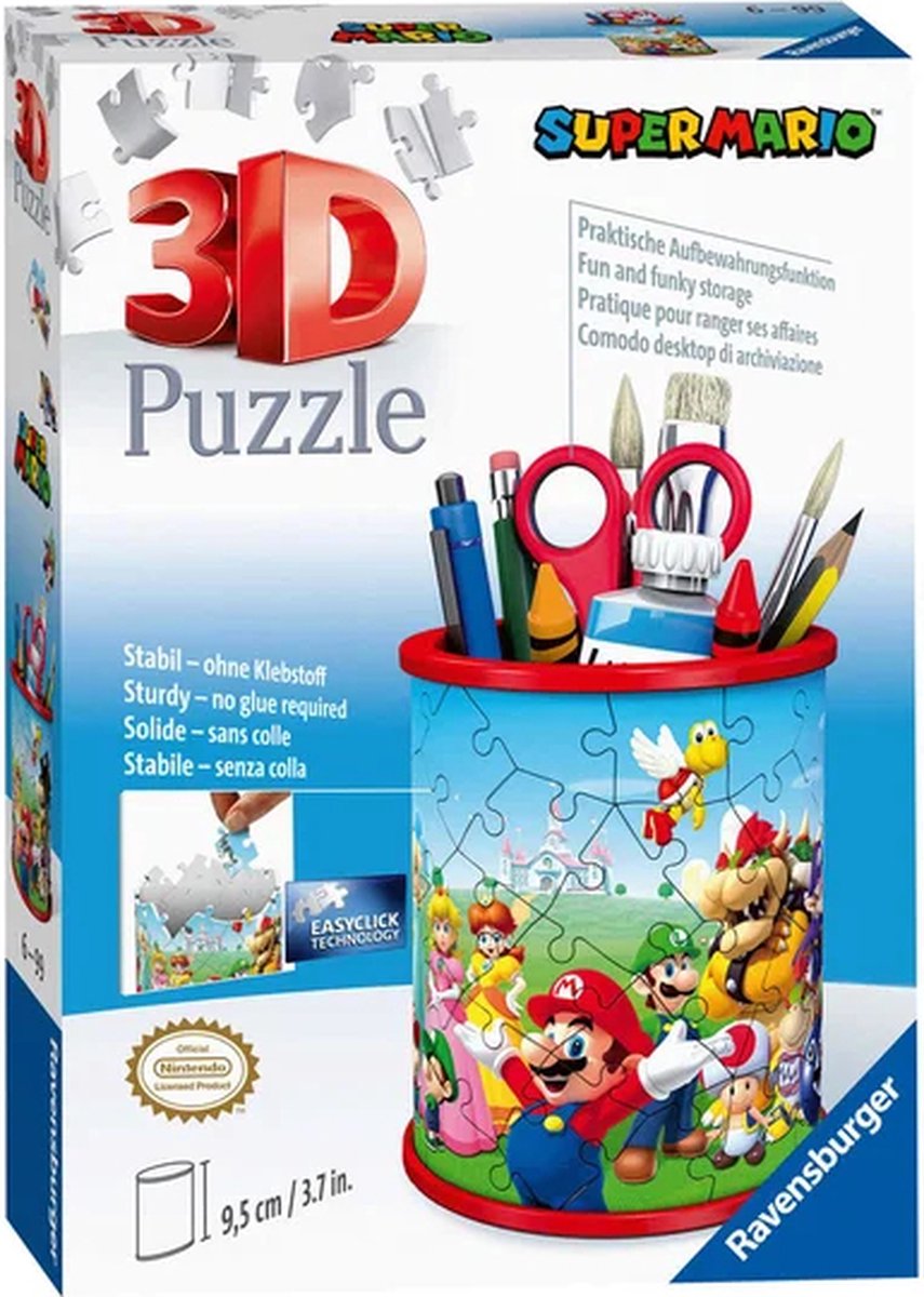 Ravensburger Pennenbak Super Mario - Puzzel - 54 stukjes - Vanaf 7 jaar — afbeelding 5