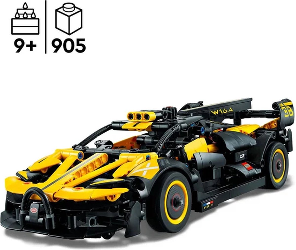 LEGO Technic Bugatti Bolide Sportwagen Modelauto Bouwpakket voor Kinderen - 42151 — afbeelding 10