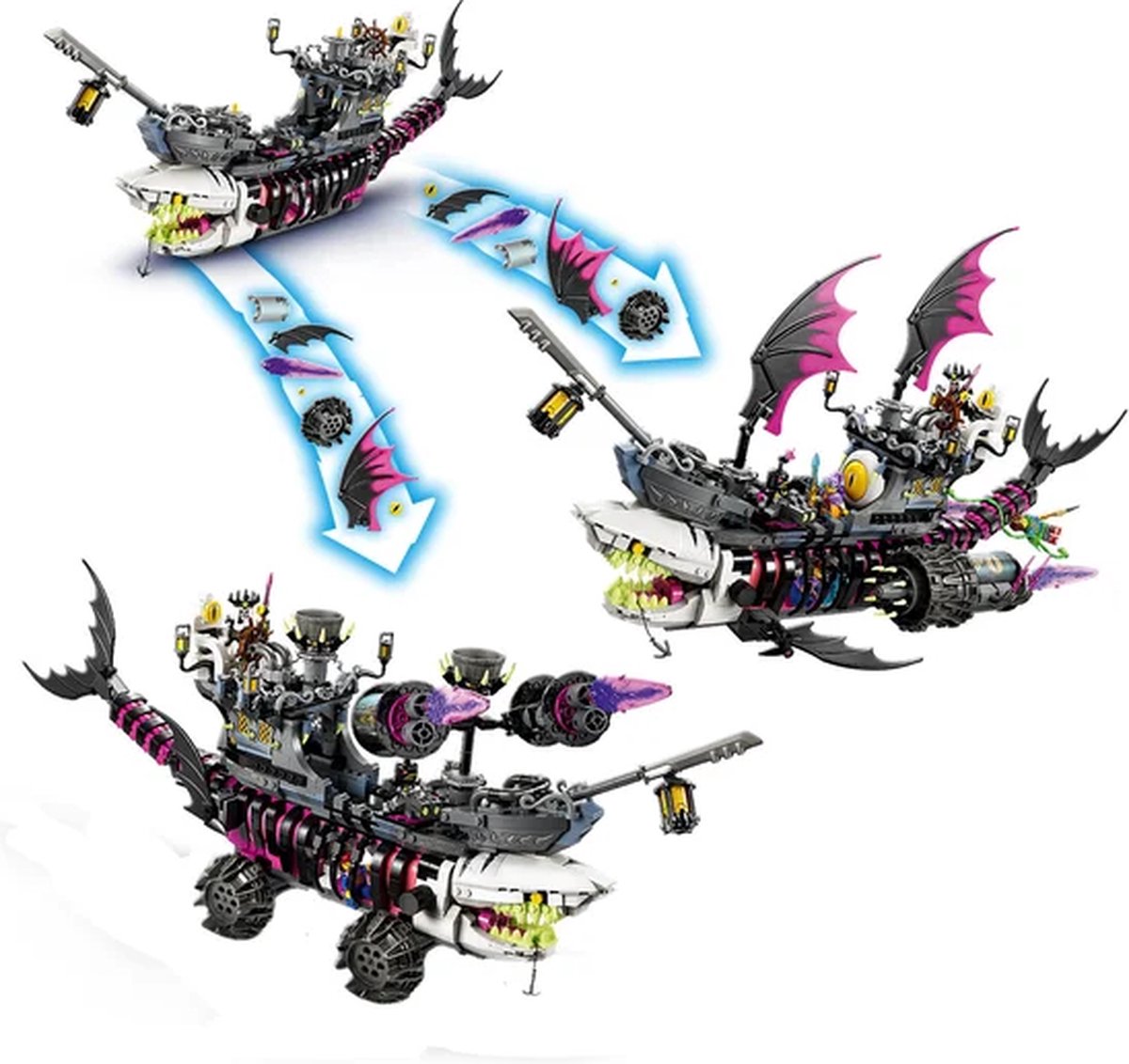 LEGO DREAMZzz Nachtmerrie Haaienschip Piratenschip Speelgoed - 71469 — afbeelding 8