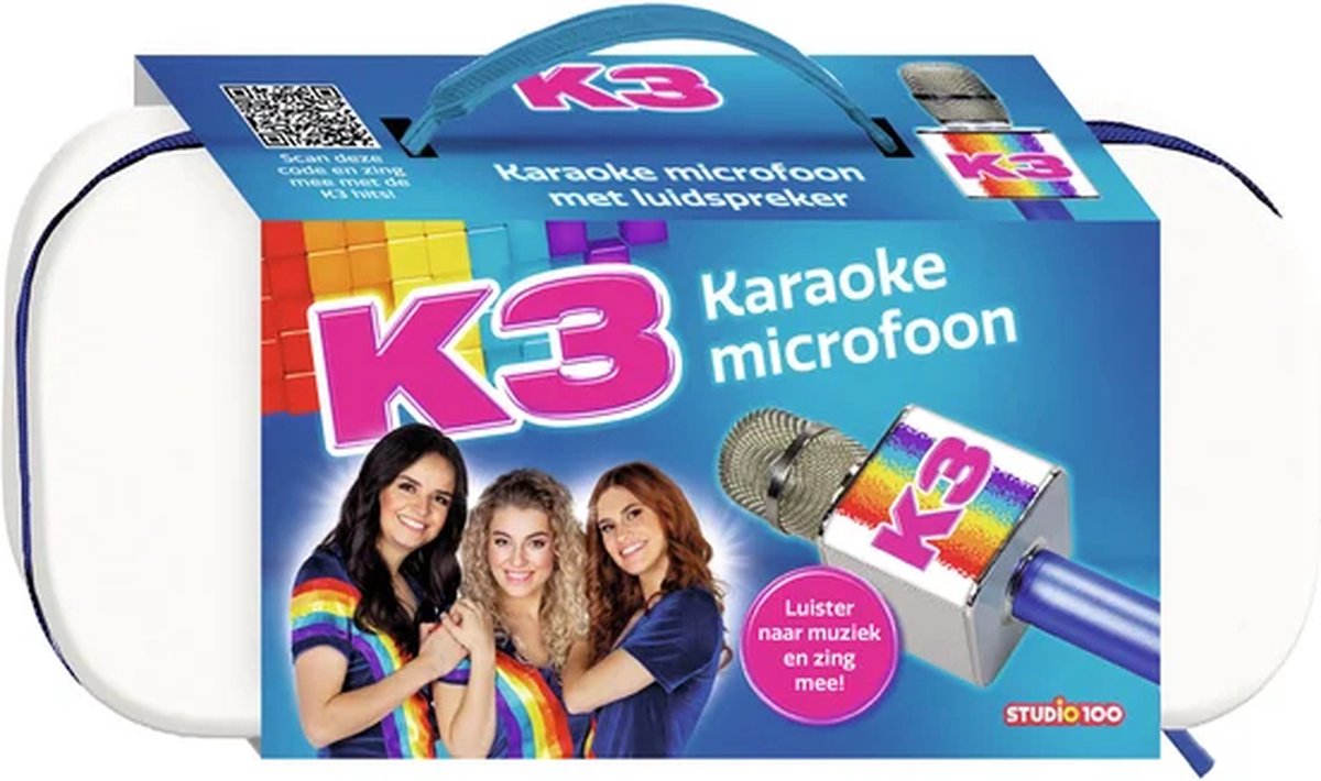 K3 - Karaoke microfoon - Met geluidseffecten en luidspreker - Bluetooth - Inclusief oplaadbare batterij - Met handige opbergetui — afbeelding 7
