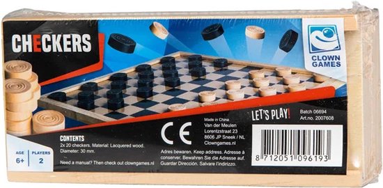 Clown Games Damstenen Hout