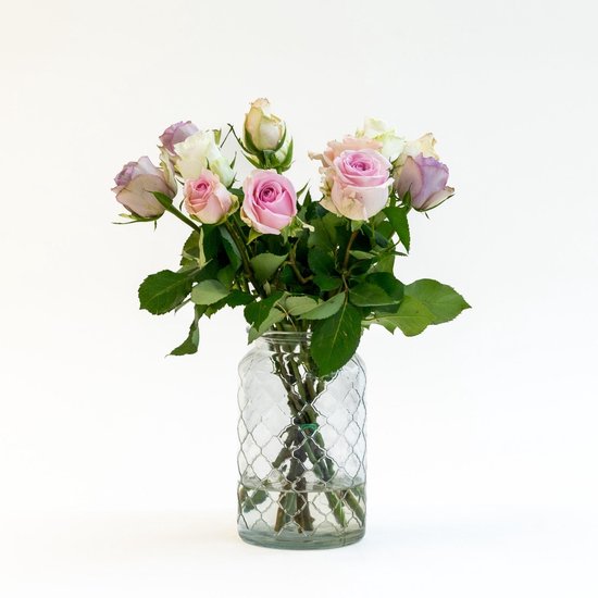 Letterbox roses sweet pink | 35cm length letterbox roses sweet pink ...