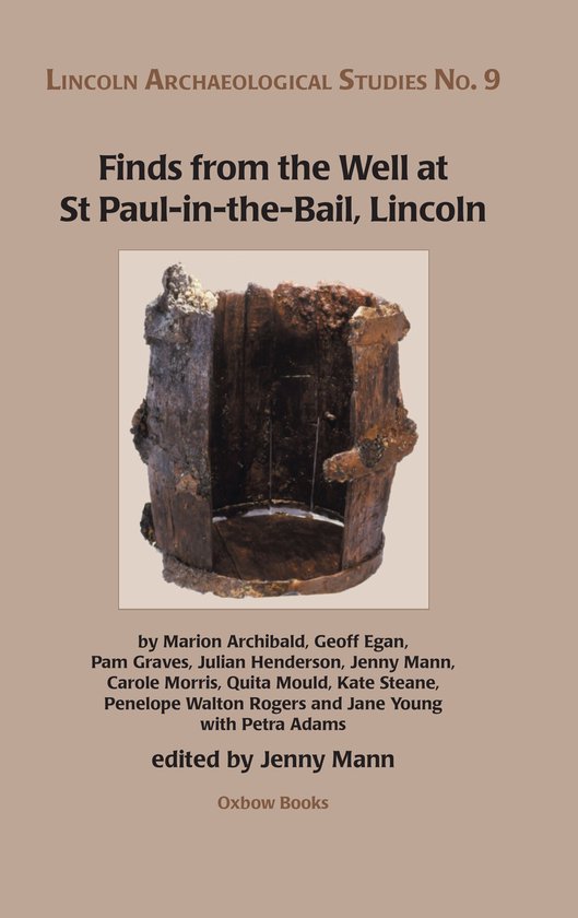 Finds from the Well at St Paul-In-The-Bail, Lincoln - cover