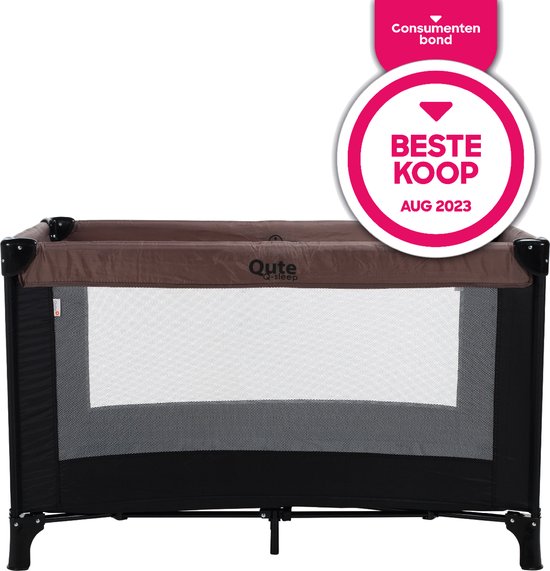 Qute Campingbed Q-sleep Bruin/Zwart