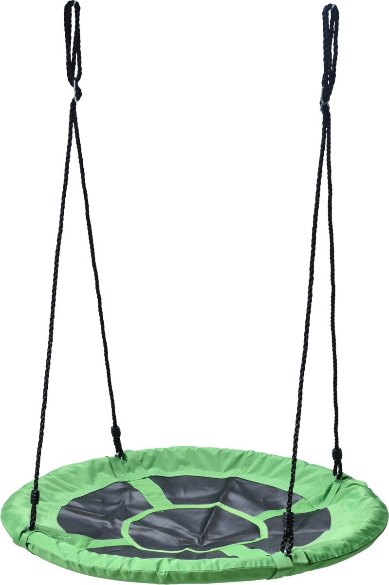 Free and Easy Nestschommel Ø100 Cm Groen zwart