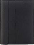 Dichtgeklapte zwarte tablet case.