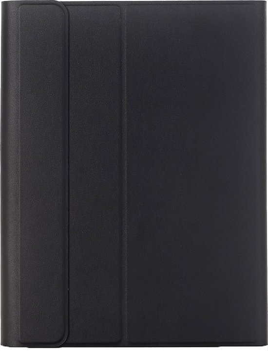 Dichtgeklapte zwarte tablet case.