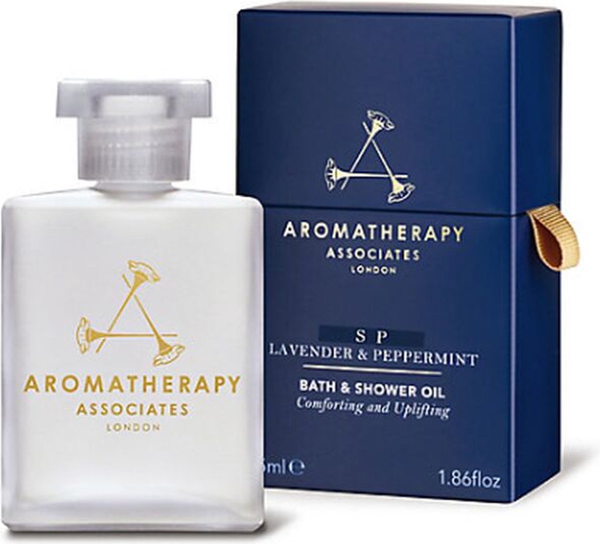 AROMATHERAPY ASSOCIATES Support Lavender & Peppermint Bath And Shower Oil 55ml - łagodzący bóle olejek do kąpieli i pod prysznic