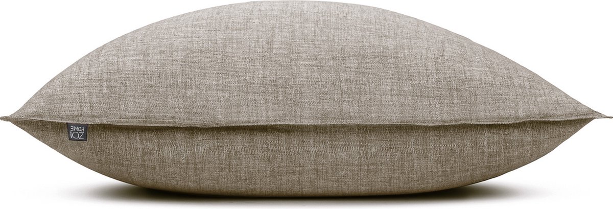 Zohome Lino Kussensloop - Taupe - 80x80cm - Taupe