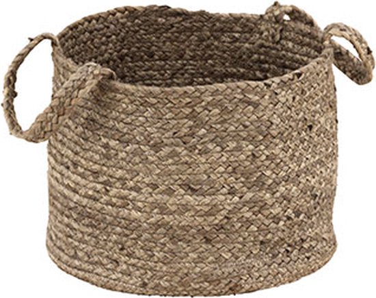 Panier Bhopal Ø35cm noir.