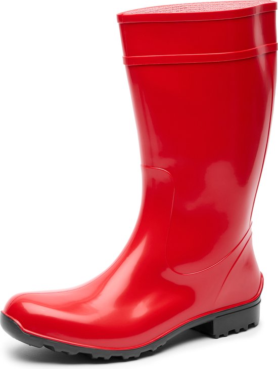 Generisch Middelhoge rubberlaarzen voor dames, gevoerde winterlaarzen, halfhoog, regenschoenen, outdoor, waterdicht, antislip, regenlaarzen, afneembaar en wasbaar, regenslips, zeillaarzen