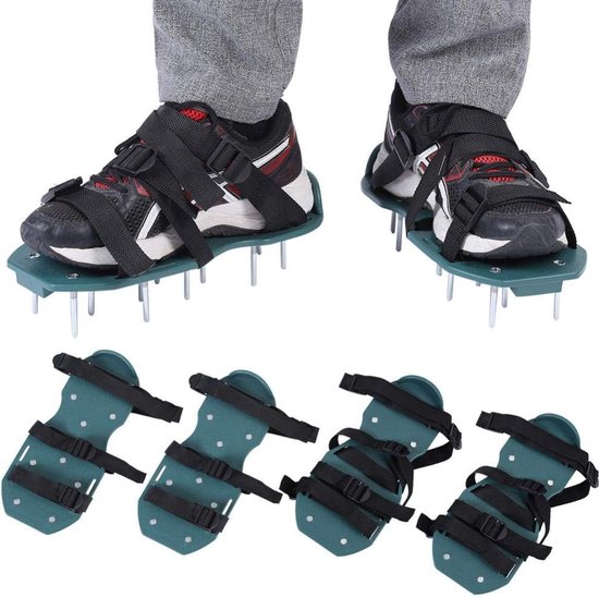 Inovra ® Efficiënte Handmatige Gazonbeluchter met Bodemrail en Antislip Inovra ® Efficiënte Handmatige Gazonbeluchter met Bodemrail en Antislip