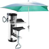 Parasolhouder van metaal - parasolstandaard voor balkon, terras of tafel - XL (Ø 25-38mm) - 01 stuk