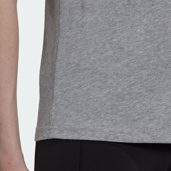 T-shirt adidas Sportswear Essentials Slim à 3 bandes - Femme - Grijs- XL