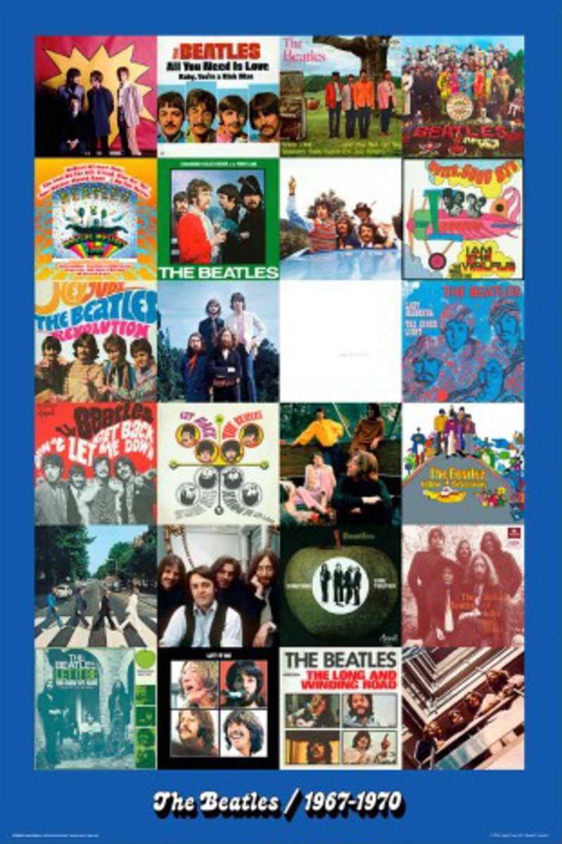 Grupo Erik Poster The Beatles - Era 1967-1970 61x91,5cm Divers