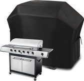 Barbecue Cover met klittenband - Waterdicht 183x66x130 CM 420D Heavy Duty - Outdoor Grill Cover Winddicht UV Bestand & Rip-Proof/Zwart
