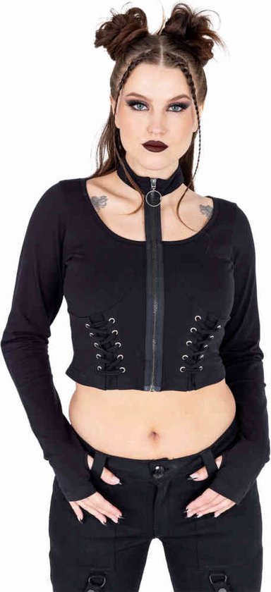 Vixxsin - Cosmo Crop top - XXL - Zwart