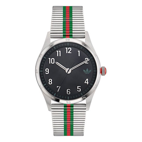 Adidas Originals Code Four AOSY23532 Horloge - Staal - Zilverkleurig - Ø 42 mm