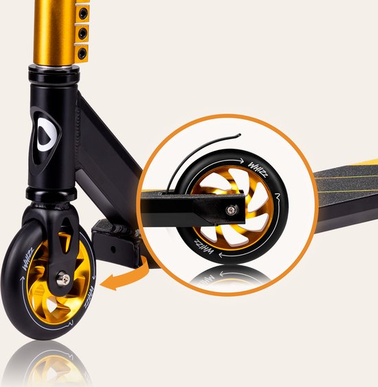 Lionelo Whizz - Step - 110mm - T-Bar - 100KG - voor Jongens en Meisjes - Steel rem - Kinderstepjes