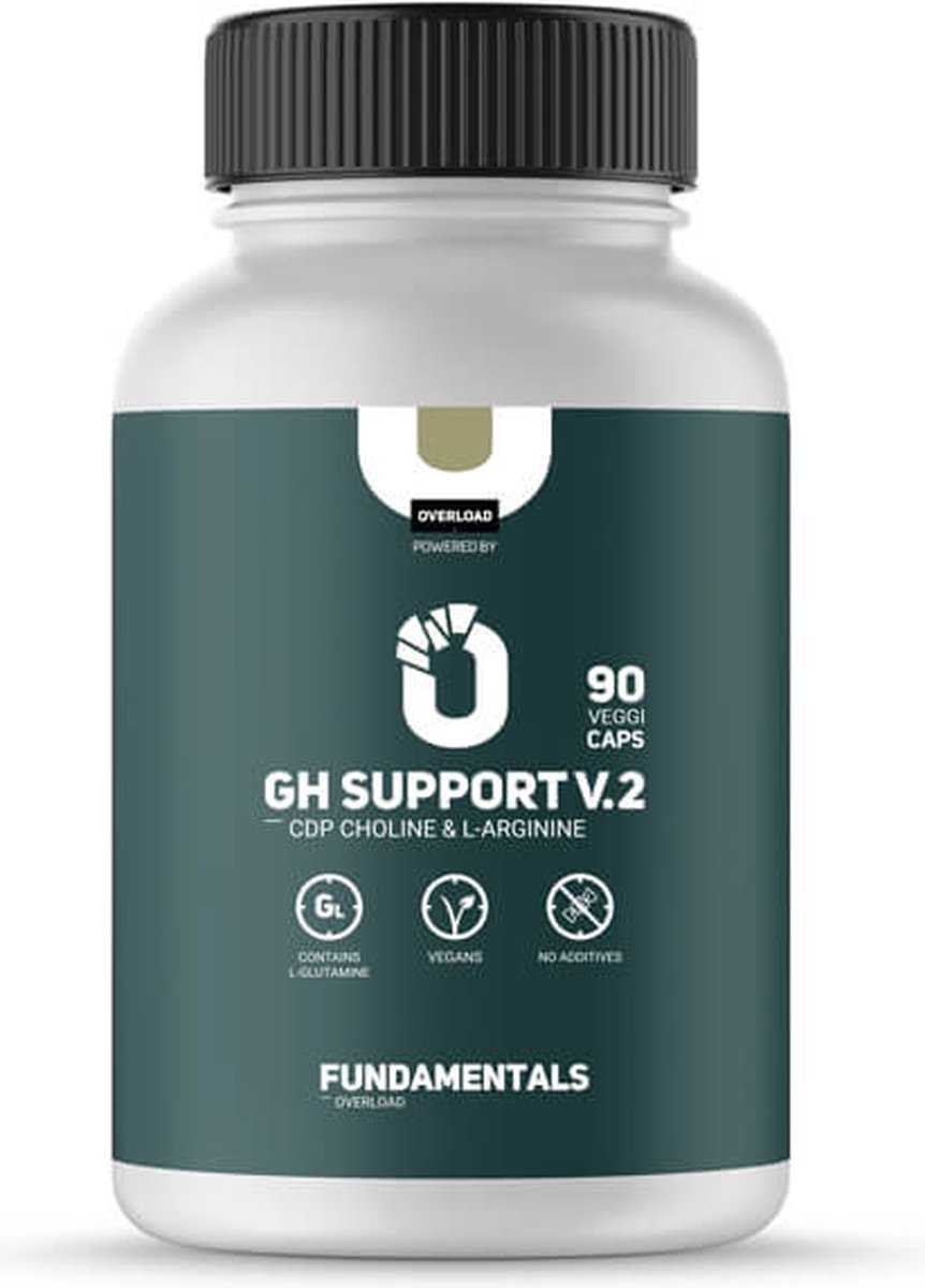 Goedkoopste Fundamentals L-Arginine & CDP Choline - GH Support V2 - Aminozuren - L-Glutamine - 90 Veggi Caps - Vegan - Voedingsupplement
