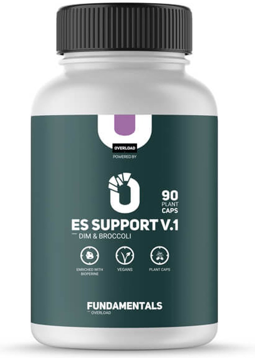 Goedkoopste Fundamentals DIM & Broccoli - ES Support V1 - Bioperine® - Choline - Vrouwen - Afvallen - Vegan - 90 Caps