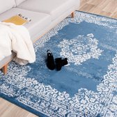 Vintage Vloerkleed - Adore Medaillon Blauw 140x200cm