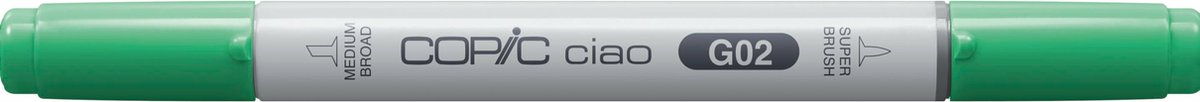 Copic Ciao markeerstift 1 stuk(s) Beitel/penseelpunt Groen - G02