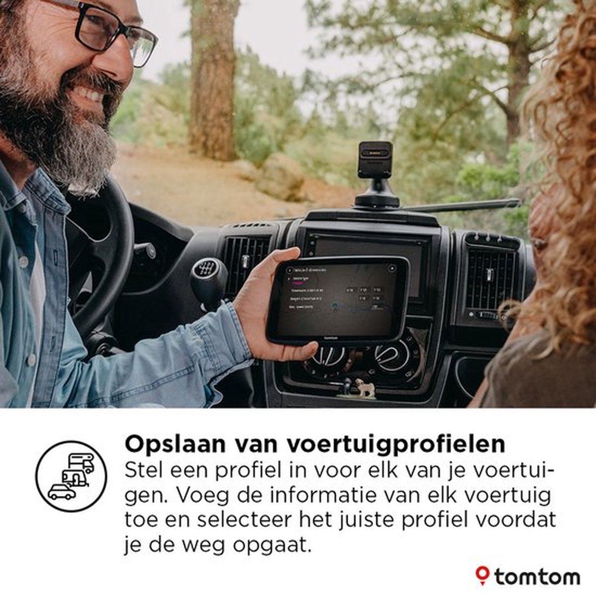 TomTom Go Exclusive - Camper Caravan - Premium Pack - 7 Inch - Navigatie World Maps thumbnail 5