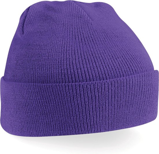 Foto: Beechfield original cuffed beanie paars