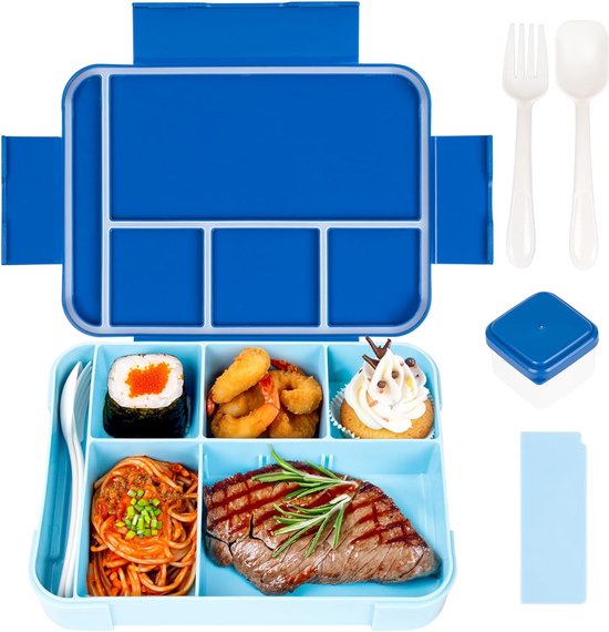 Jarlson® Broodtrommel Kinderen met Vakken - TONI Lunchbox - Bento Box lekvrij – Lunchbox voor Kleuterschool en School - Meisjes en Jongens | Vesperbox | Snackbox (PANDA Jarlson® Broodtrommel Kinderen met Vakken - TONI Lunchbox - Bento Box lekvrij – Lunchbox voor Kleuterschool en School - Meisjes en Jongens | Vesperbox | Snackbox (PANDA