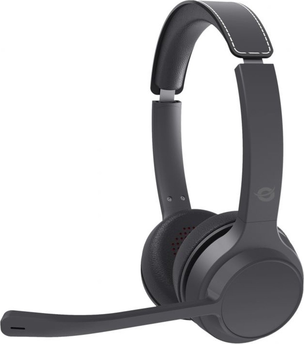 Conceptronic POLONA04B hoofdtelefoon/headset Bedraad en draadloos Hoofdband Oproepen/muziek USB Type-C Bluetooth Zwart