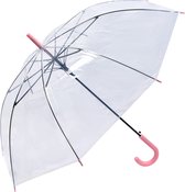 Clayre & Eef Parapluie pour adultes 80 cm Transparent Plastique
