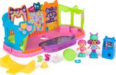 Gabby's Poppenhuis - Gabby's Feest Zolder - met unieke speelfiguren poppenhuismeubels accessoires en fidgetspeeltjes