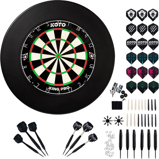 KOTO - Inbetween Collection of 30 Dart Stems in Nylon, Red, Black, Blue, White, Green