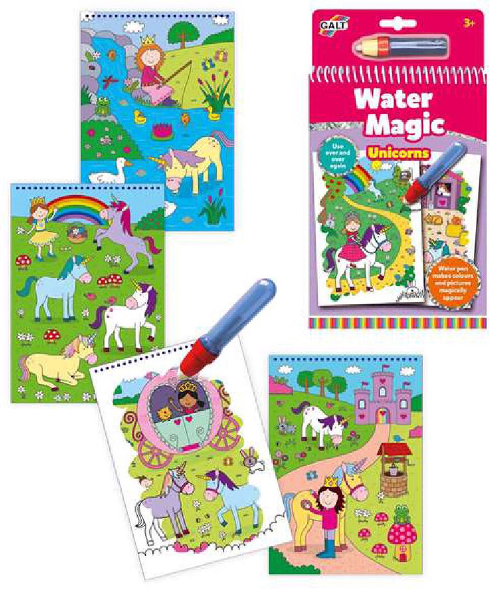 Galt Waterkleurboek Water Magic Animals - Kleurboek — afbeelding 3