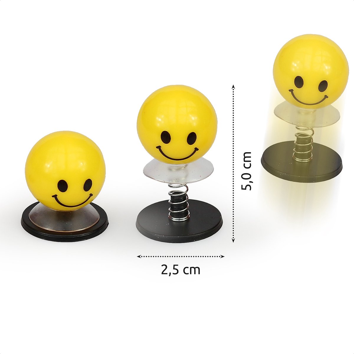 Isa's Friends® - Uitdeelcadeautjes Bouncing Smileys - 48 stuks - Traktatie — afbeelding 2