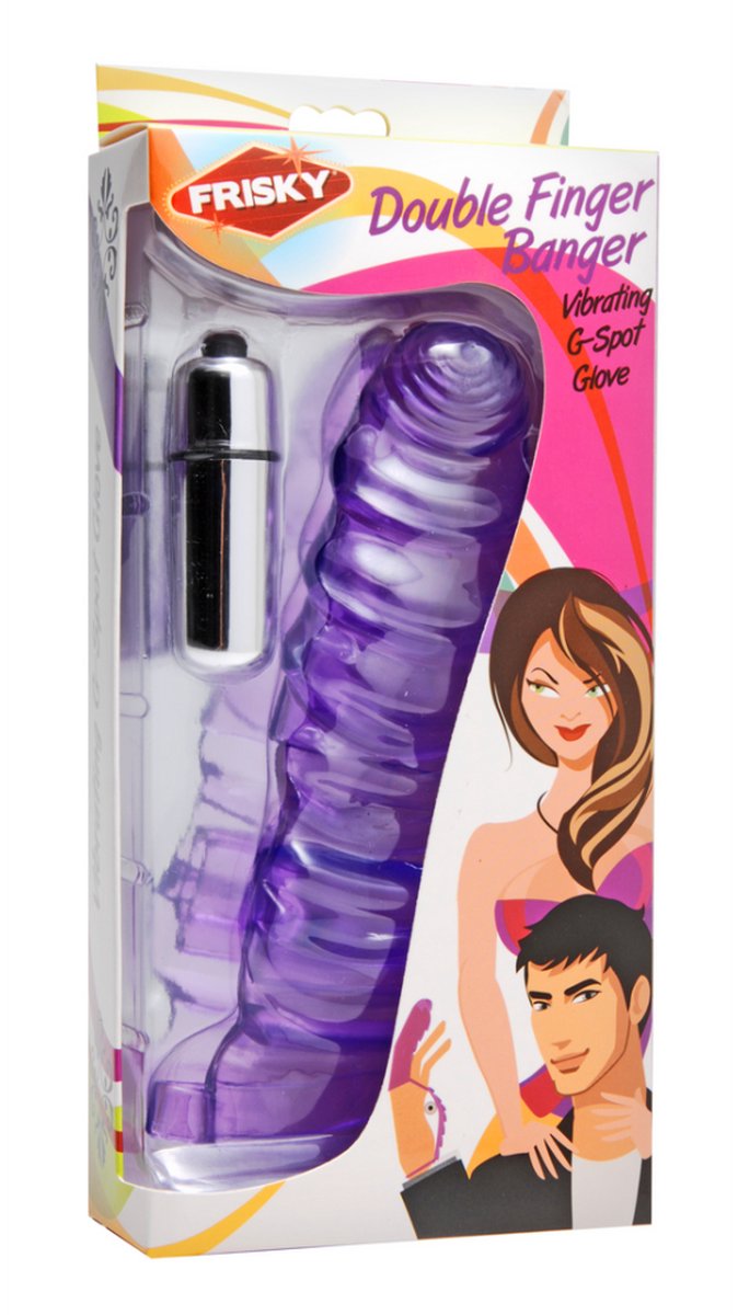 Goedkoopste Finger Banger G-spot Vinger Vibrator - Paars