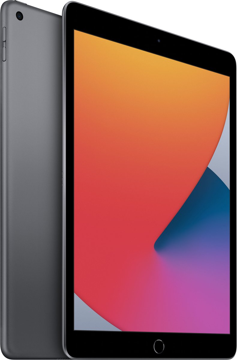 Apple iPad 8th generatie 128GB Wi-Fi Space Grey tablet met A12 Bionic chip, Apple Pencil ondersteuning - Afbeelding 2