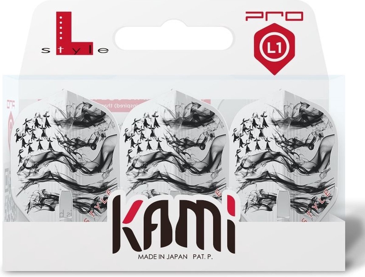 L-Style L1 Kami Thibault Tricole White V2 - Dart Flights