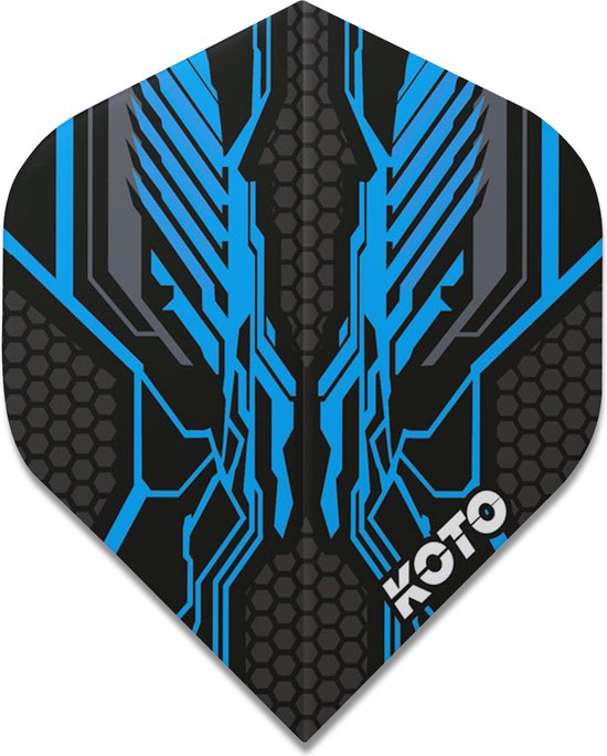 KOTO ZIZ-Wing NO2 Aqua - Dart Flights van KOTO — afbeelding 2