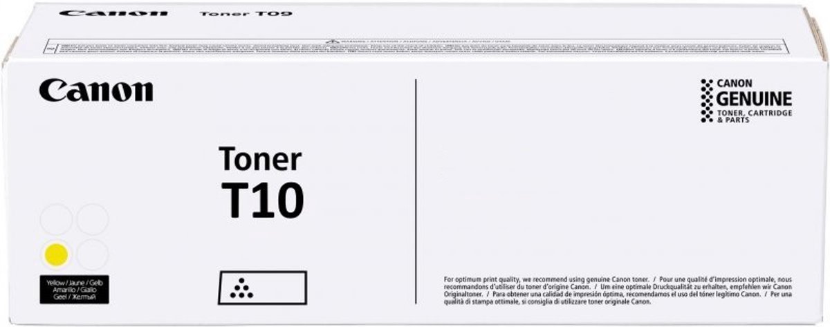 Canon T10 tonercartridge 1 stuk(s) Origineel Geel