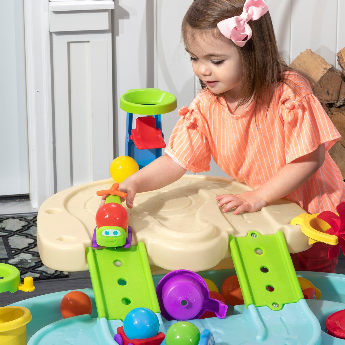 Step2 Ball Buddies Watertafel voor kinderen met ballen - Kinder speelgoed van kunststof met 23 accessoires incl. ballen - Speelgoed activiteitentafel voor binnen of buiten / tuin — afbeelding 13