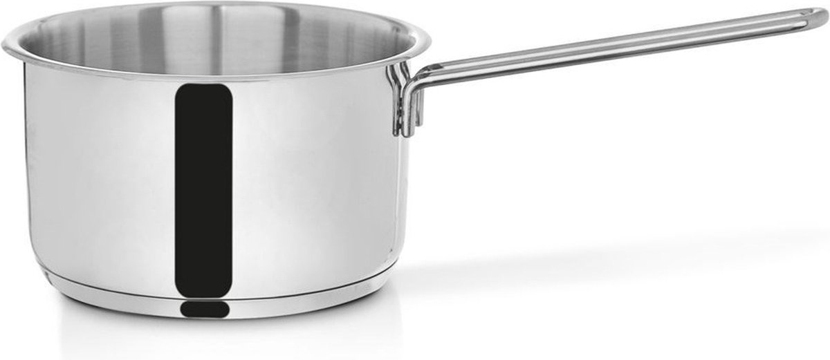 Steelpan Edelstaal ANETT 18 cm, 2,7 l - Sauspan - Kookpan - Kookpot - Soeppan