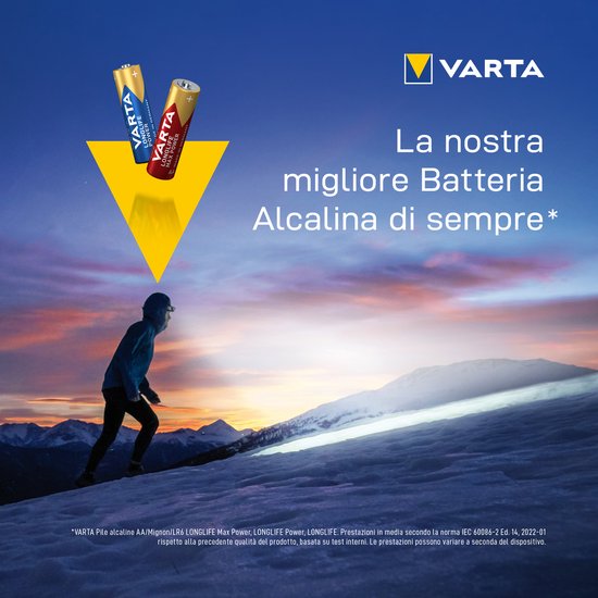Varta Longlife Power AA - Alkaline Batterijen - 20 Stuks