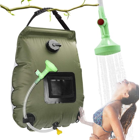 Camping Douche, Buitendouche Tas Food Grade TPU Drinkwater Opslag Zonneboiler Tas voor Camping Reizen Wandelen 5L