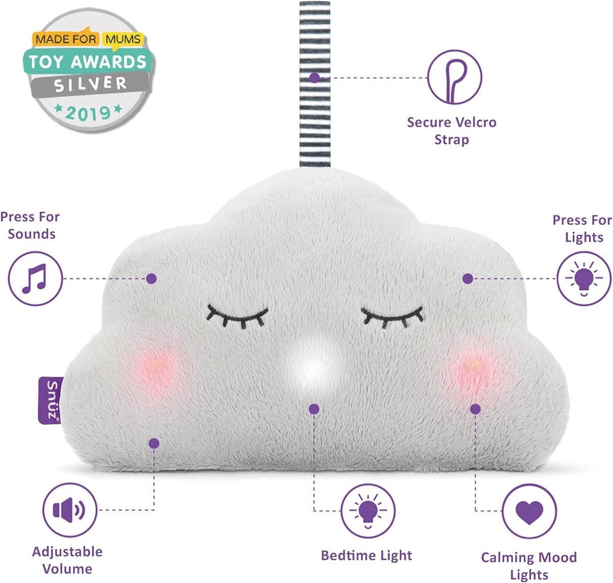 SnüzCloud Baby Slaapknuffel - Cashmere