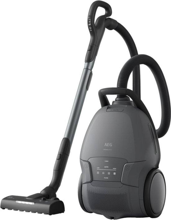 AEG AB81A2DG 8000 serie - Stofzuiger met zak - Granite Grey - 650 Watt