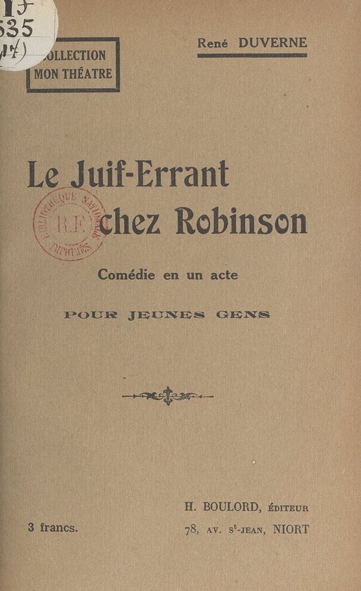Le Juif-errant chez Robinson